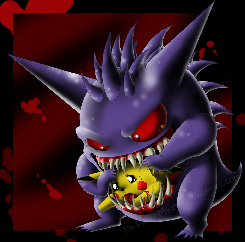 Gengar and pikachu