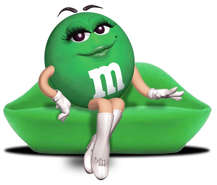 Green m m