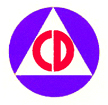 Civil defense symbol