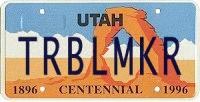 Trblmkr liscence plate