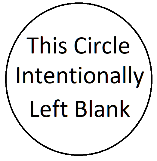Blank circle