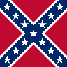 100px battle flag of the us confederacy svg