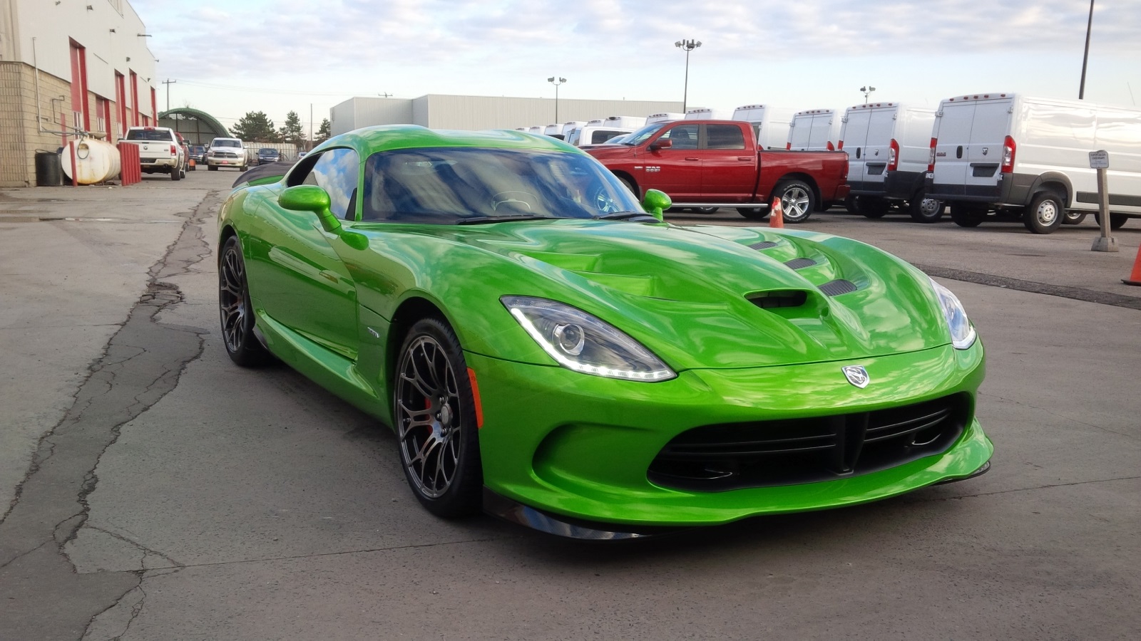 Dodge viper green 2