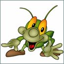 Happy green bug 229065