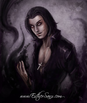 Vampire character  cesar by isthar art