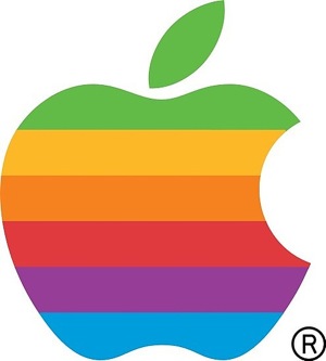 Apple rainbow logo 1
