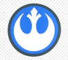 Large 689 6897683 blue rebel alliance logo png transparent png