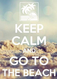 Calm and go to the beach