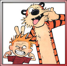 Calvin and hobbes faces