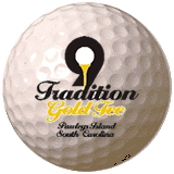 Gold tee golf ball