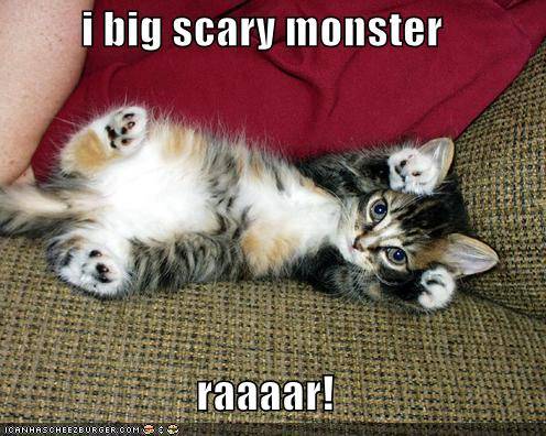 Big scary monster kitty