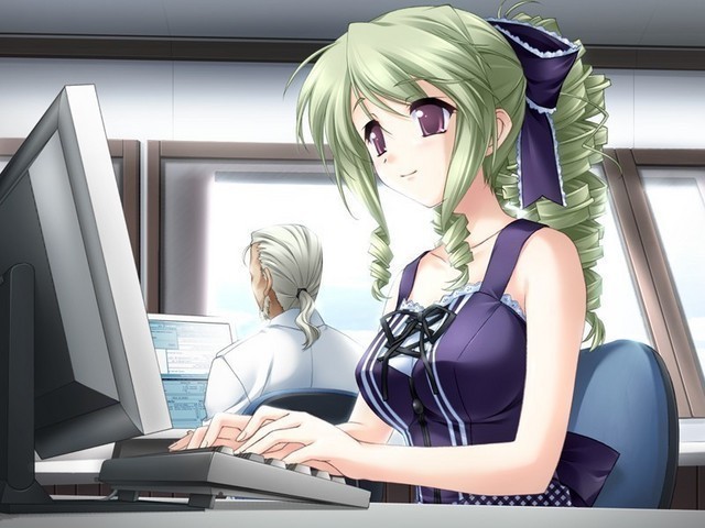 Computer girl