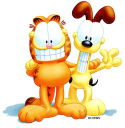 Garfield and odie