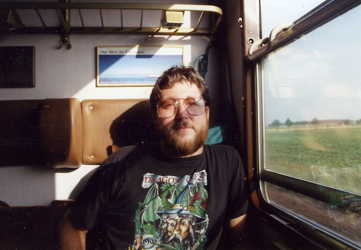 Forrest on train to berlin