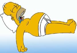 Homer sleeping