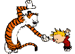 Calvin   hobbes dancing
