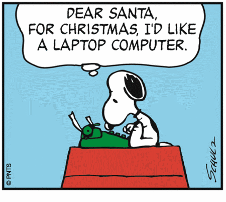 Snoopy laptop 2