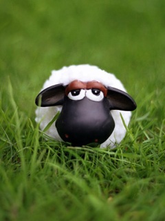 Shaun the sheep grass