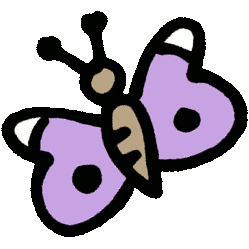 Butterfly logo square