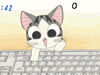 Typing cat