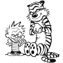 Calvin and hobbes up to something3