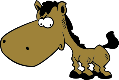 Cartoon horse