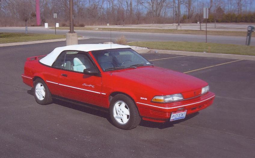  93 pontiac sunbird conv 3.1