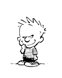 Calvin thinking