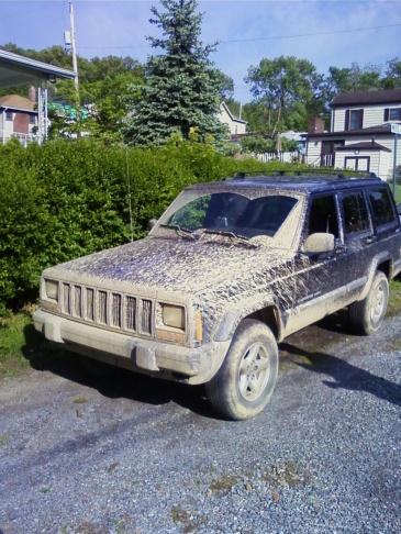 Dirty jeep