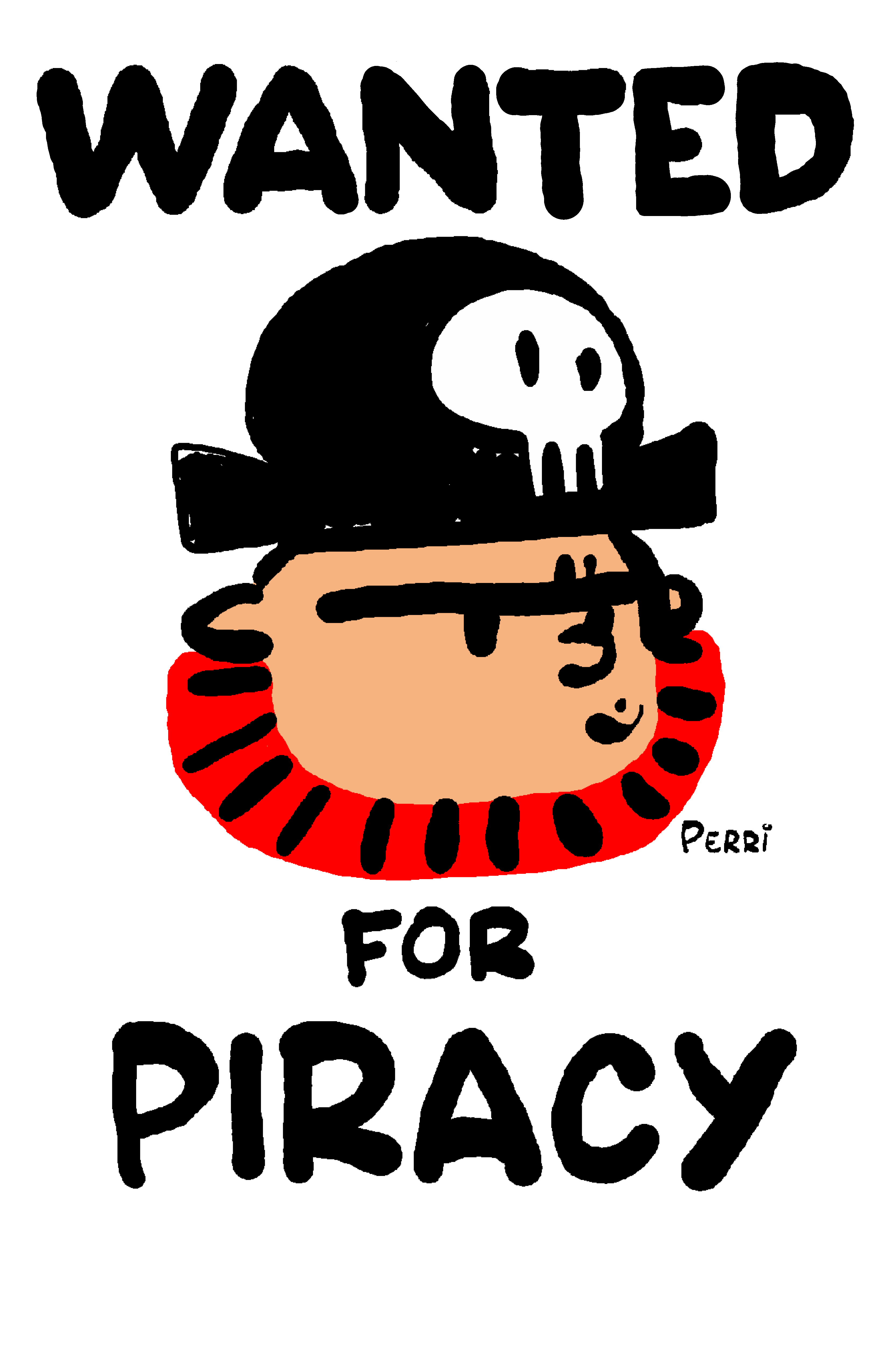 Wanted piracy art