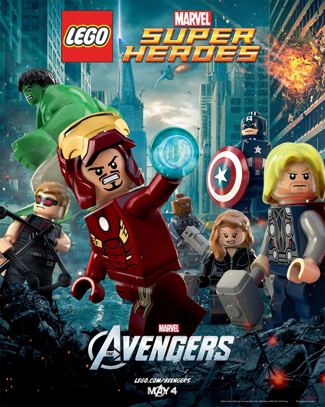 Lego avengers movie poster