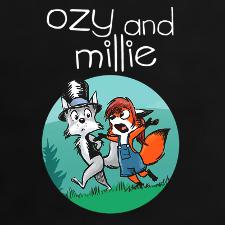 Ozy and millie walking and t tee