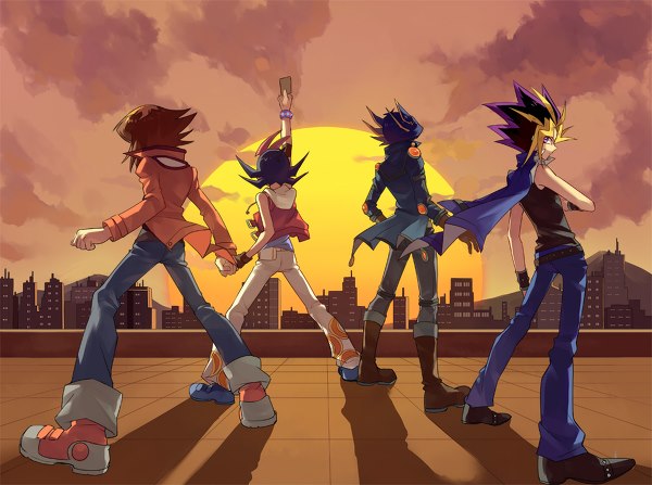 Yami yugi  jaden  yusei  and yuma  pic  8 