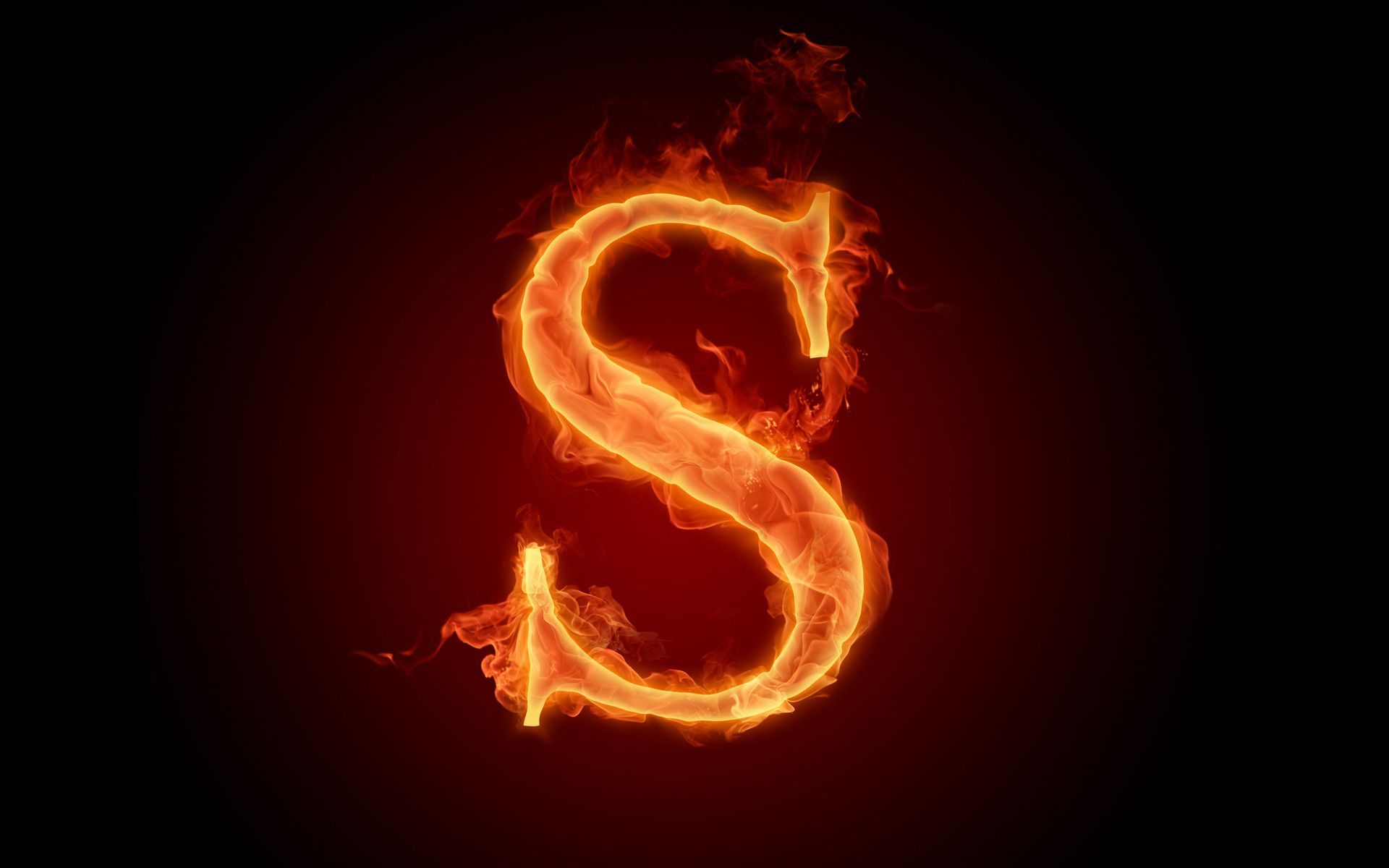 Flaming s