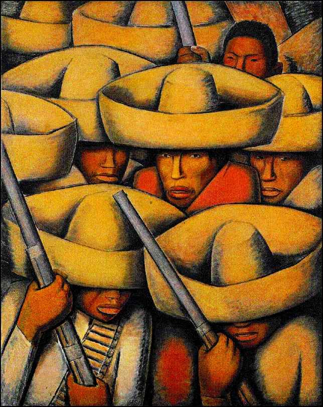 Zapatistas by alfredo ramos mart nez  c. 1932  oil