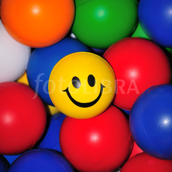 453135 sunny one smiley face rubber ball