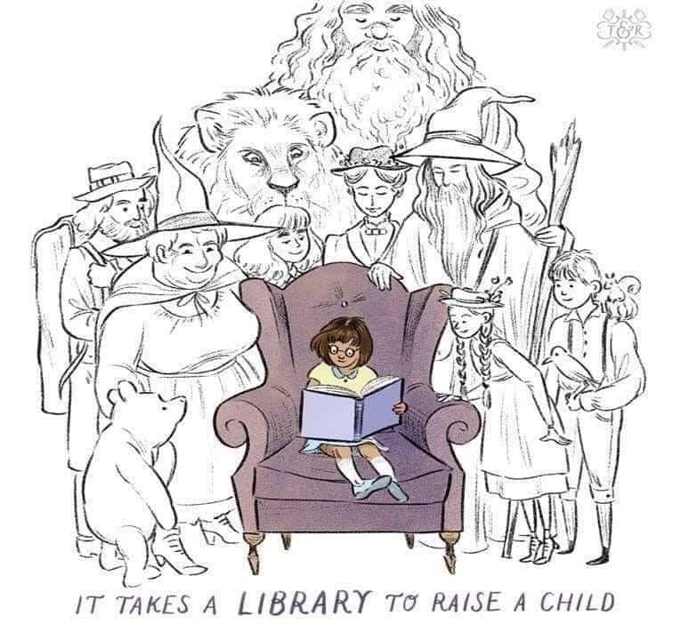 Library to raise a child