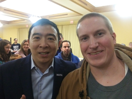 Me with andrew yang