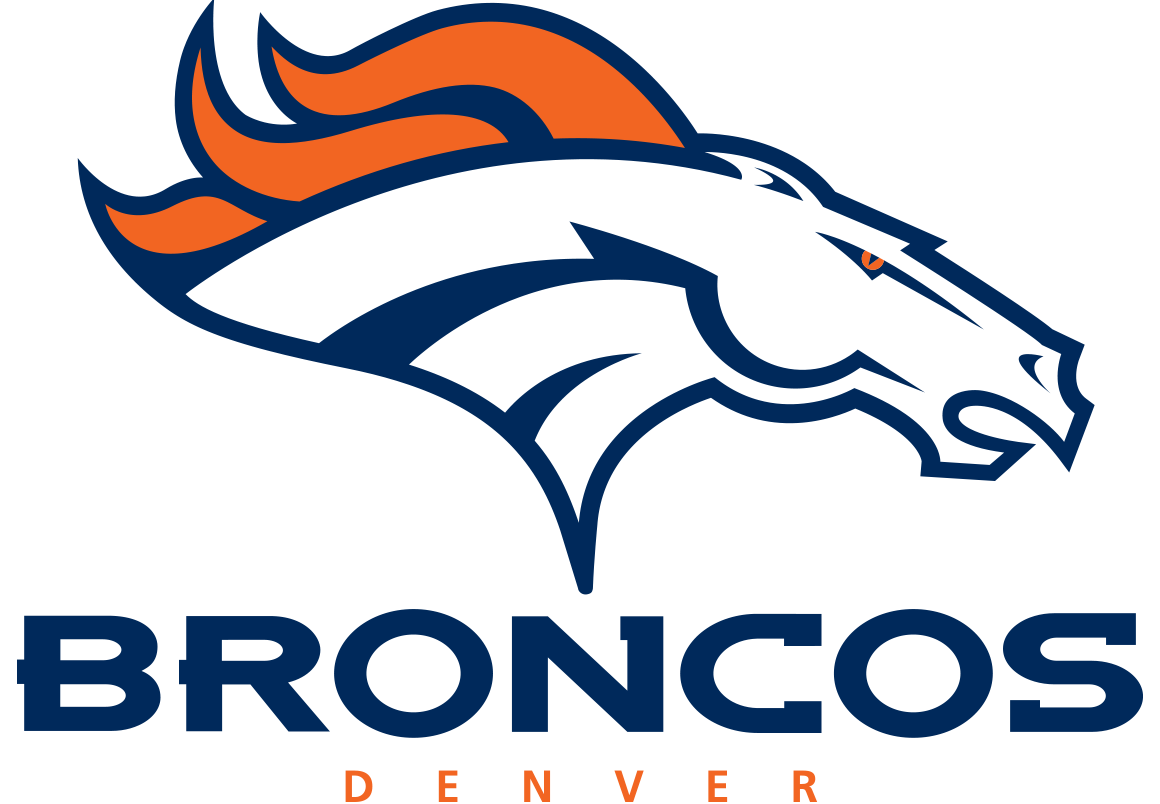 Broncos logo on white