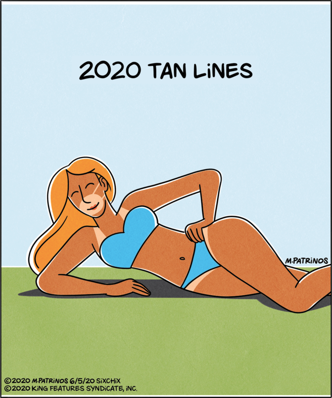 2020 tan line cartoon 6chix