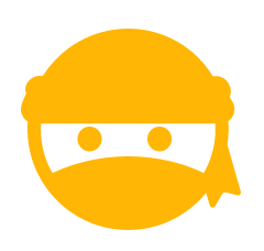 Golden ninja icon