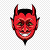 Large pngtree satan evil demon avatar png image 6415343