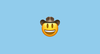 Large cowboy hat face 1f920