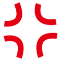 Anger symbol 1f4a2