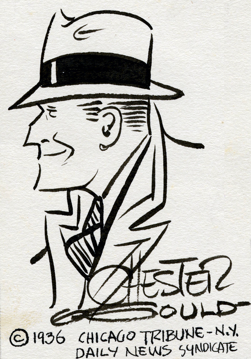 Dick tracy   gould 1936 promo sketch